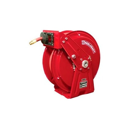 Reelcraft Reelcraft DP7850 OMP 1/2"x50' 3000 PSI Heavy Duty Spring Retractable Compact Dual Pedestal Hose Reel DP7850 OMP